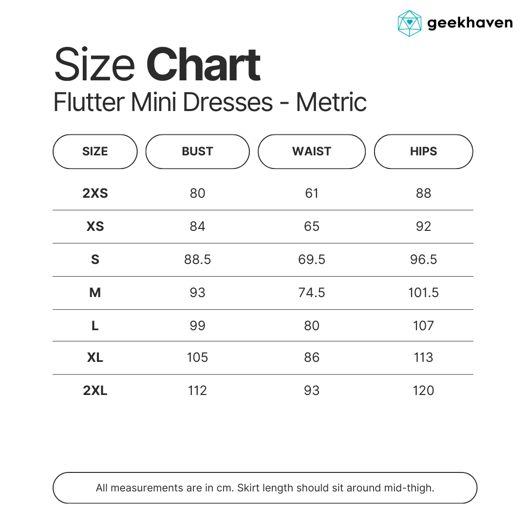 Celestial D20s Flutter Dress Designed by GeekHaven