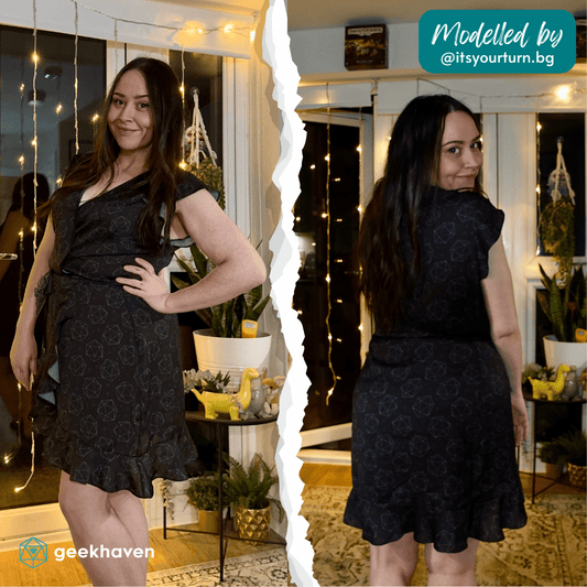 Celestial D20s Flutter Dress Designed by GeekHaven