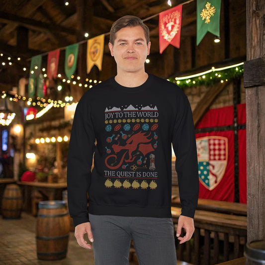 DnD Ugly Christmas Sweater Designed by GeekHaven