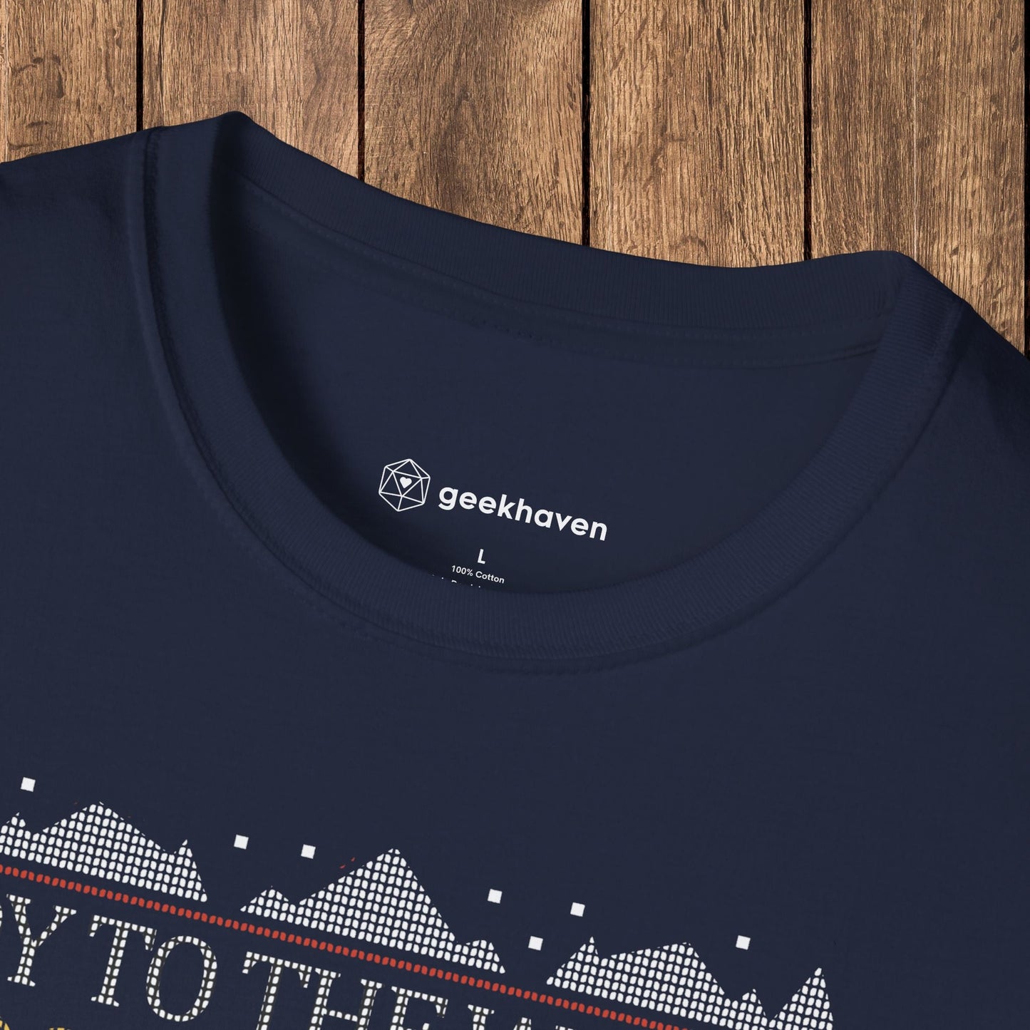 DnD Ugly Christmas Sweater Style T-shirt Designed by GeekHaven