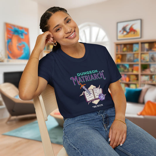 Dungeon Matriarch Bribes Ineffective Funny DnD T-shirt Designed by GeekHaven