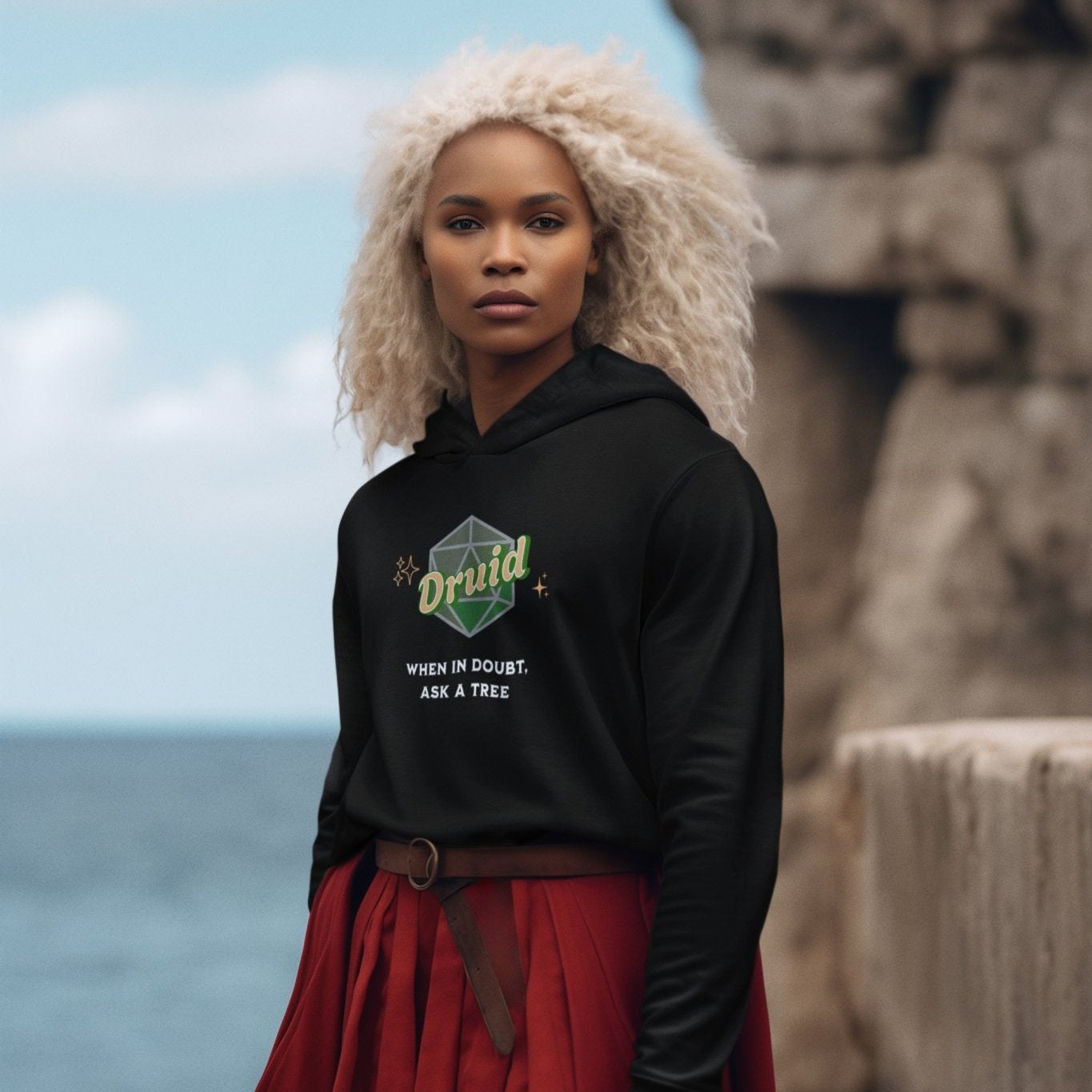 Funny D&D Hoodie – The Druid Designed by GeekHaven