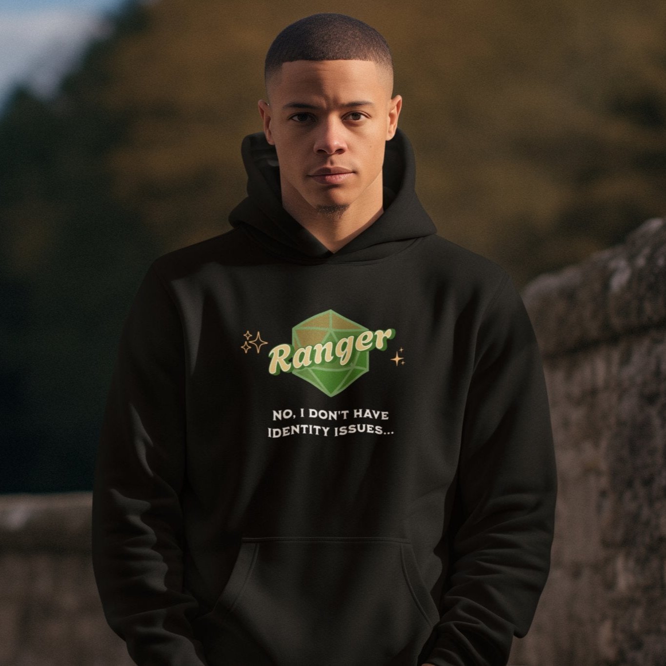Funny D&D Hoodie - The Ranger Designed by GeekHaven