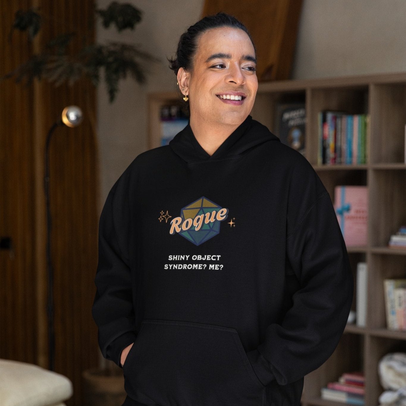 Funny D&D Hoodie - The Rogue Designed by GeekHaven
