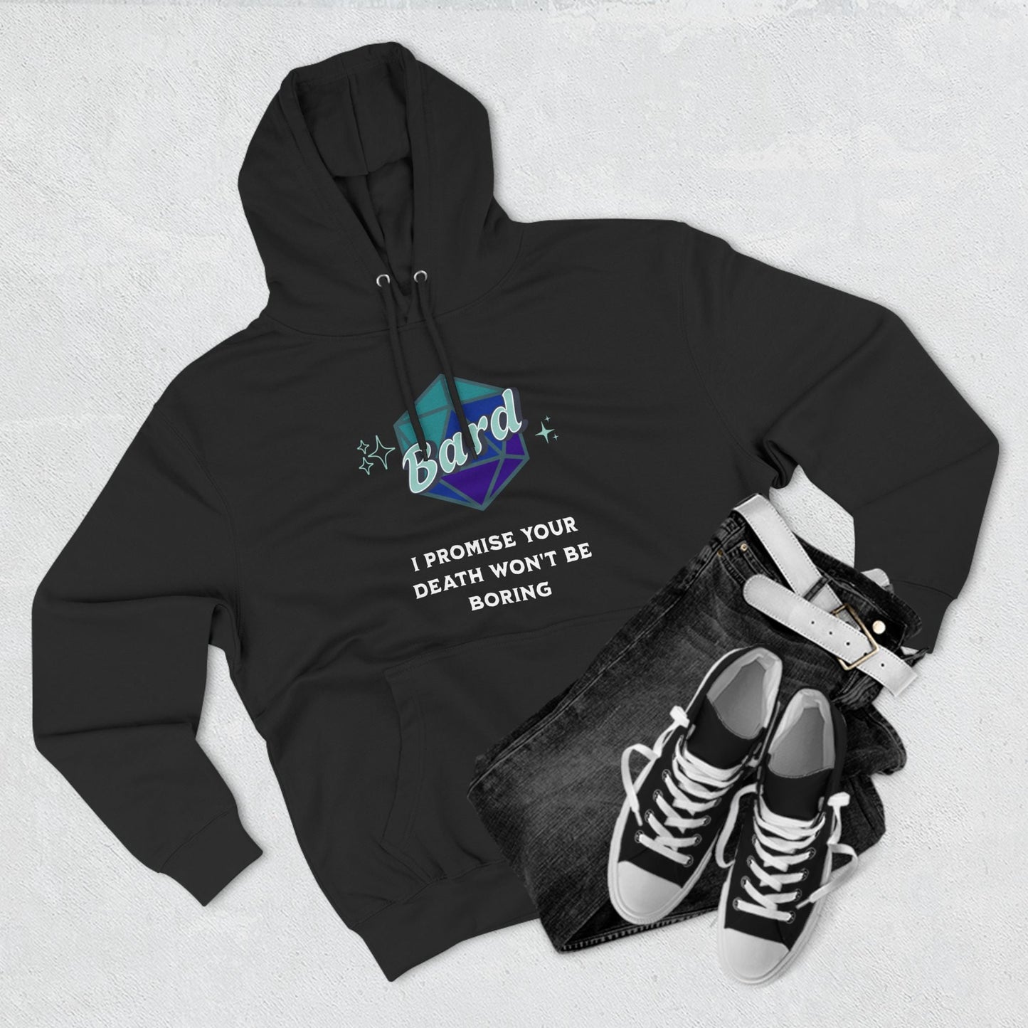 Funny DnD Hoodie - The Bard Designed by GeekHaven