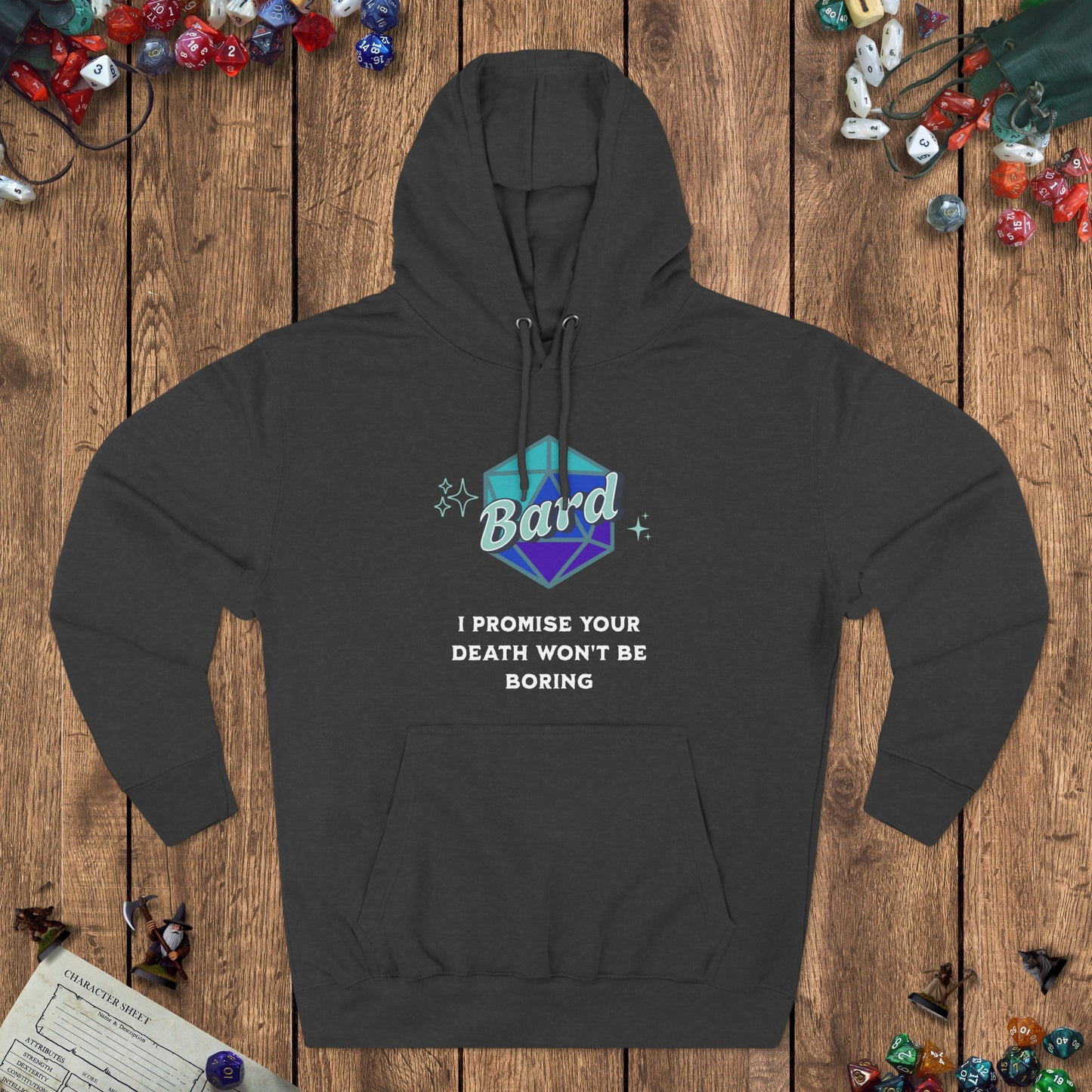 Funny DnD Hoodie - The Bard Designed by GeekHaven