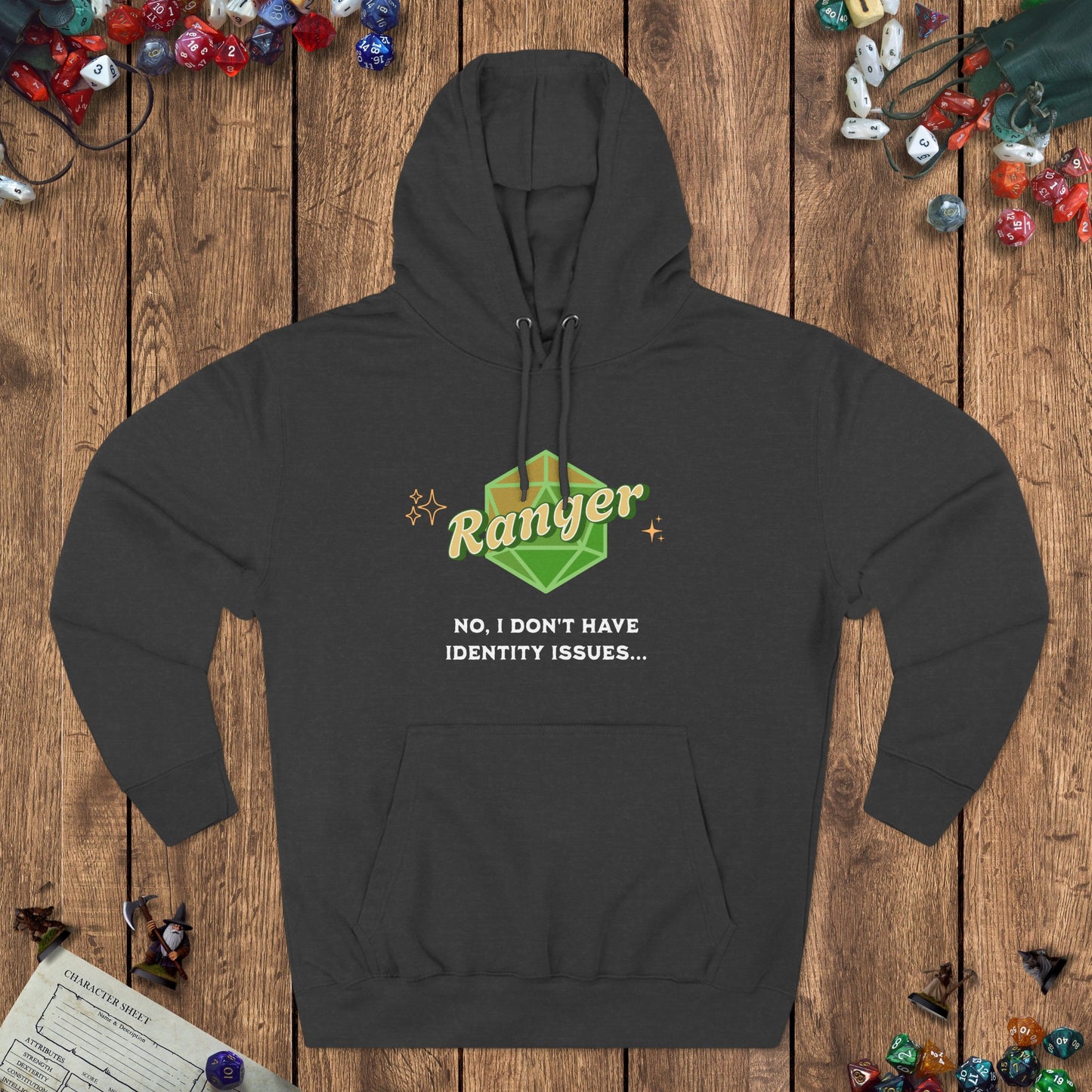 Funny DnD Hoodie - The Ranger Designed by GeekHaven