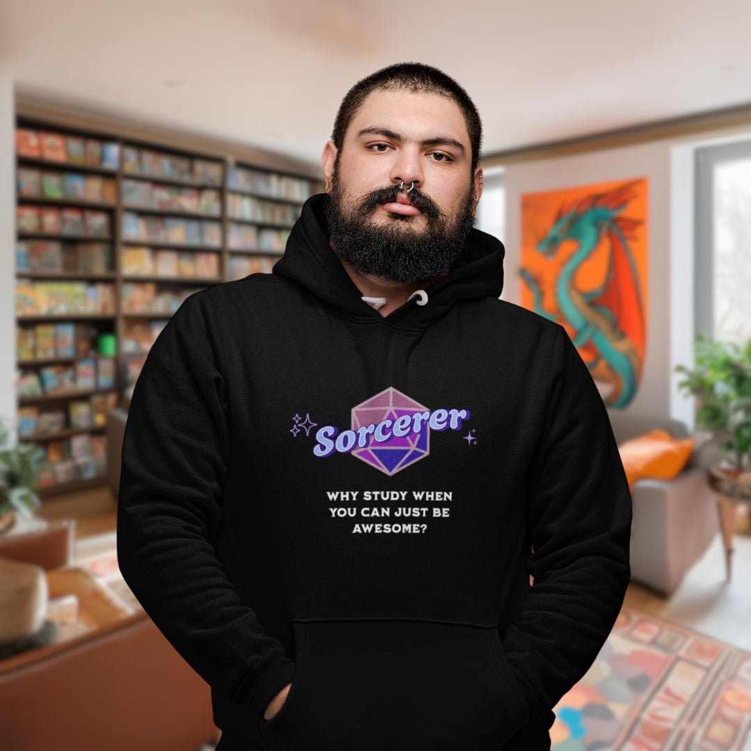 Funny DnD Hoodie - The Sorcerer Designed by GeekHaven