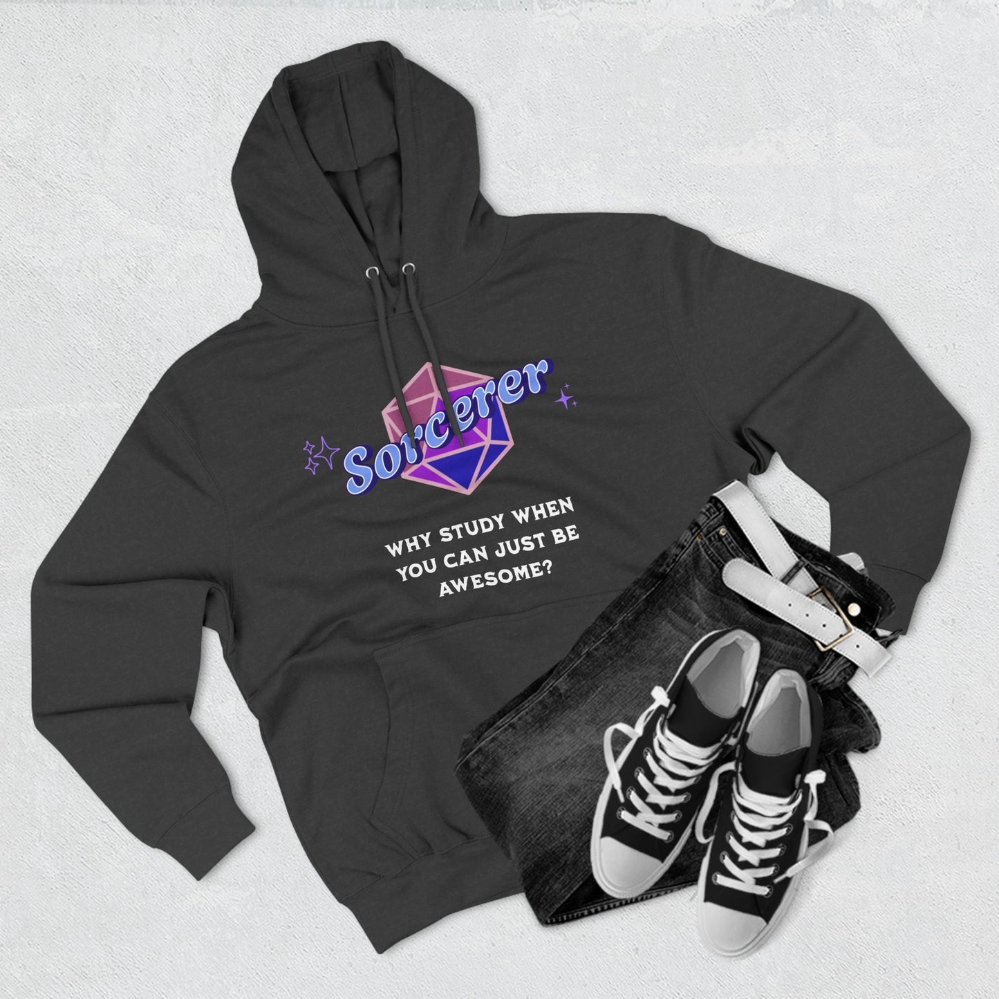 Funny DnD Hoodie - The Sorcerer Designed by GeekHaven