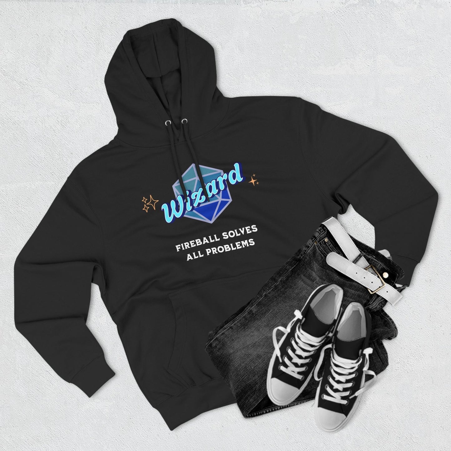 Funny DnD Hoodie - The Wizard Designed by GeekHaven