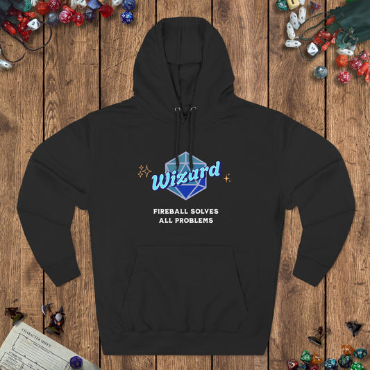 Funny DnD Hoodie - The Wizard Designed by GeekHaven
