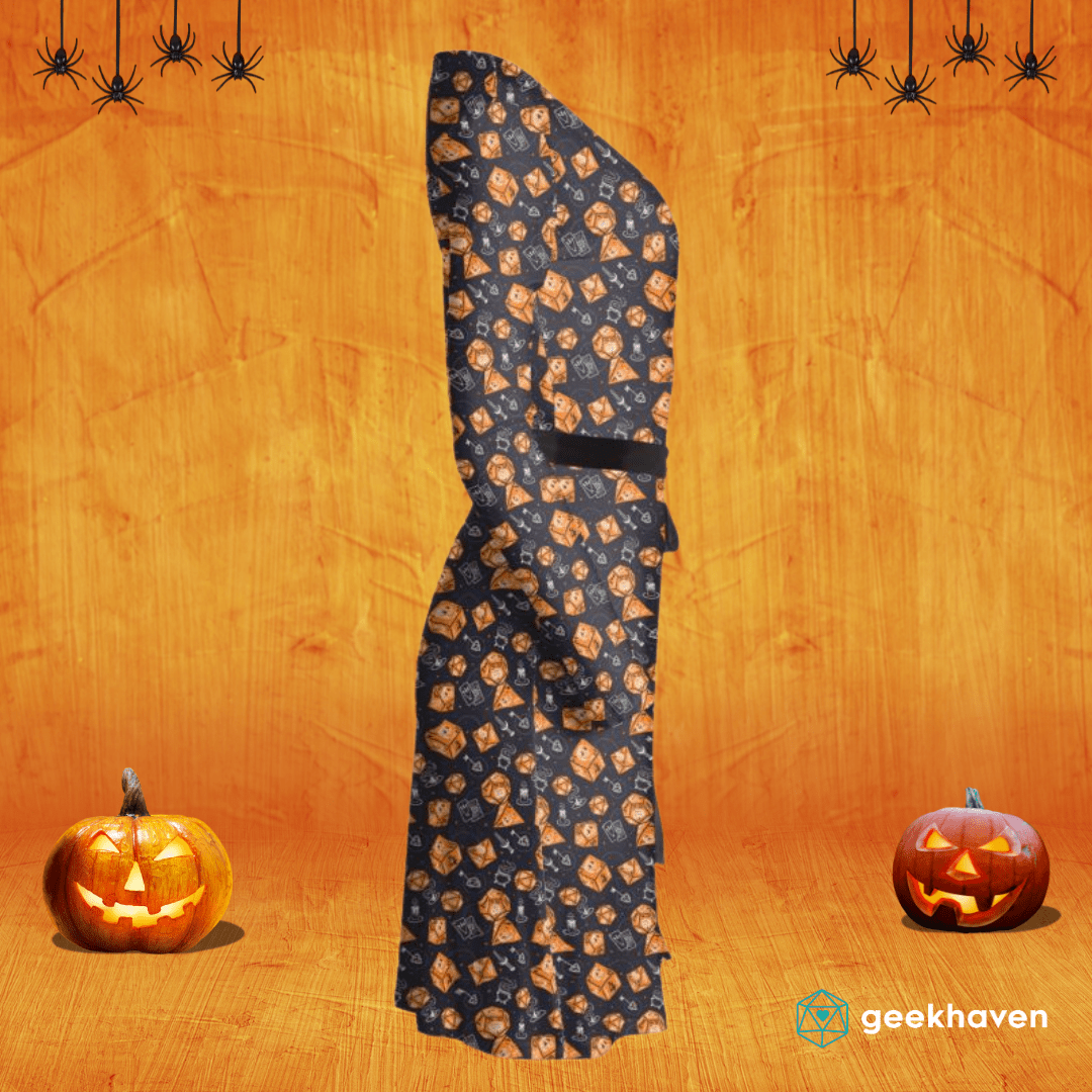 Halloween Dice Wrap Dress Designed by GeekHaven