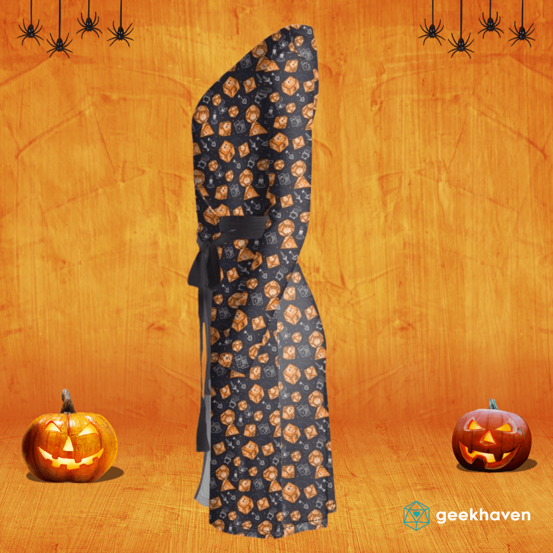 Halloween Dice Wrap Dress Designed by GeekHaven
