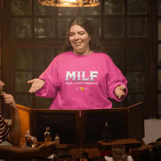 MILF Fireball Funny DnD Sweater Designed by GeekHaven