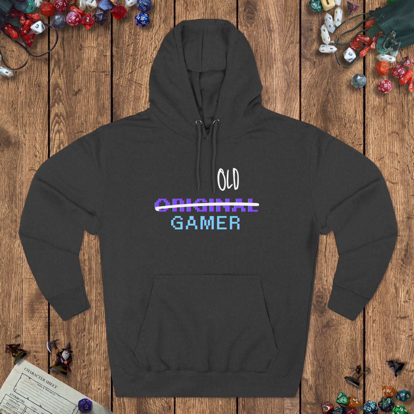 The OG: Old Gamer Funny Hoodie Designed by GeekHaven