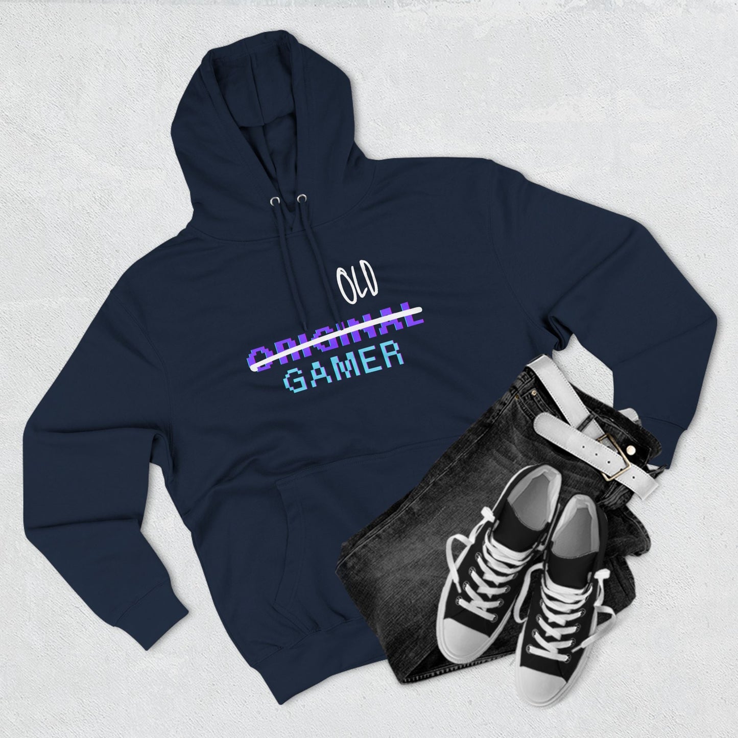 The OG: Old Gamer Funny Hoodie Designed by GeekHaven