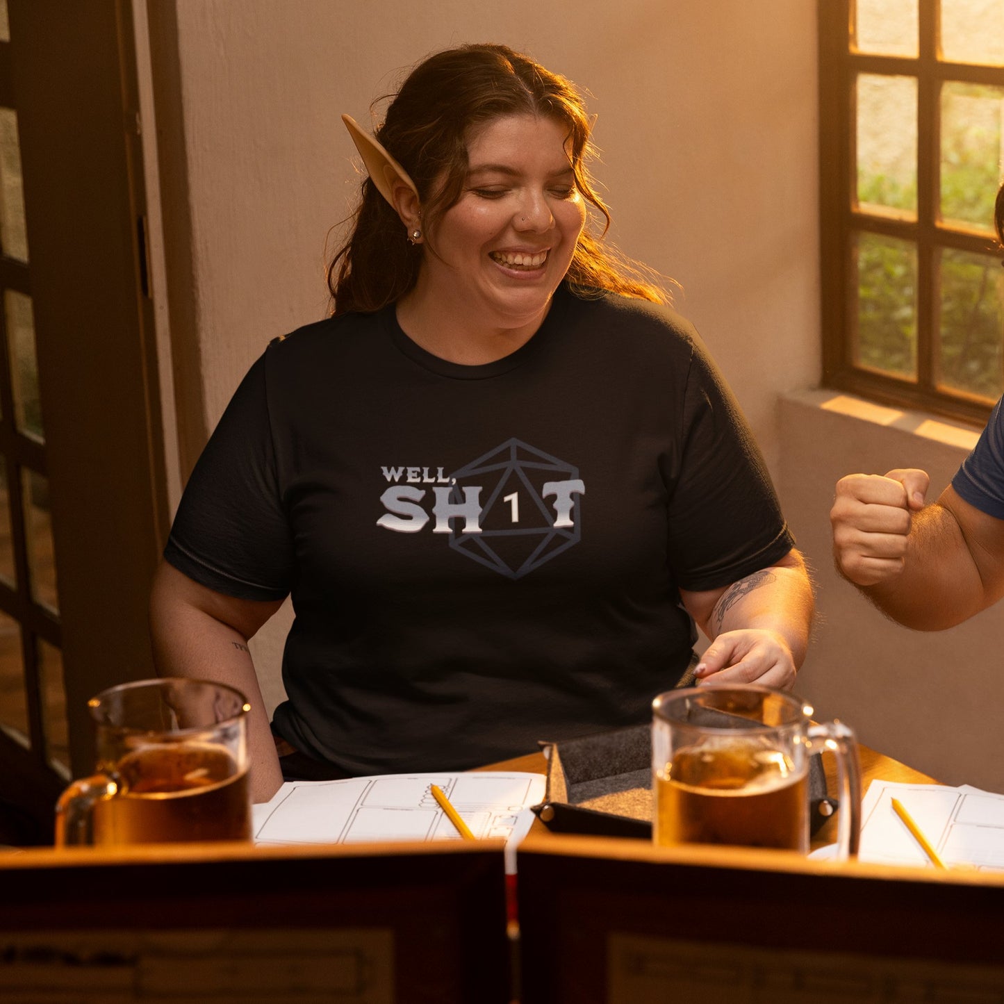 Well Sh*t Funny DnD T-Shirt Designed by GeekHaven