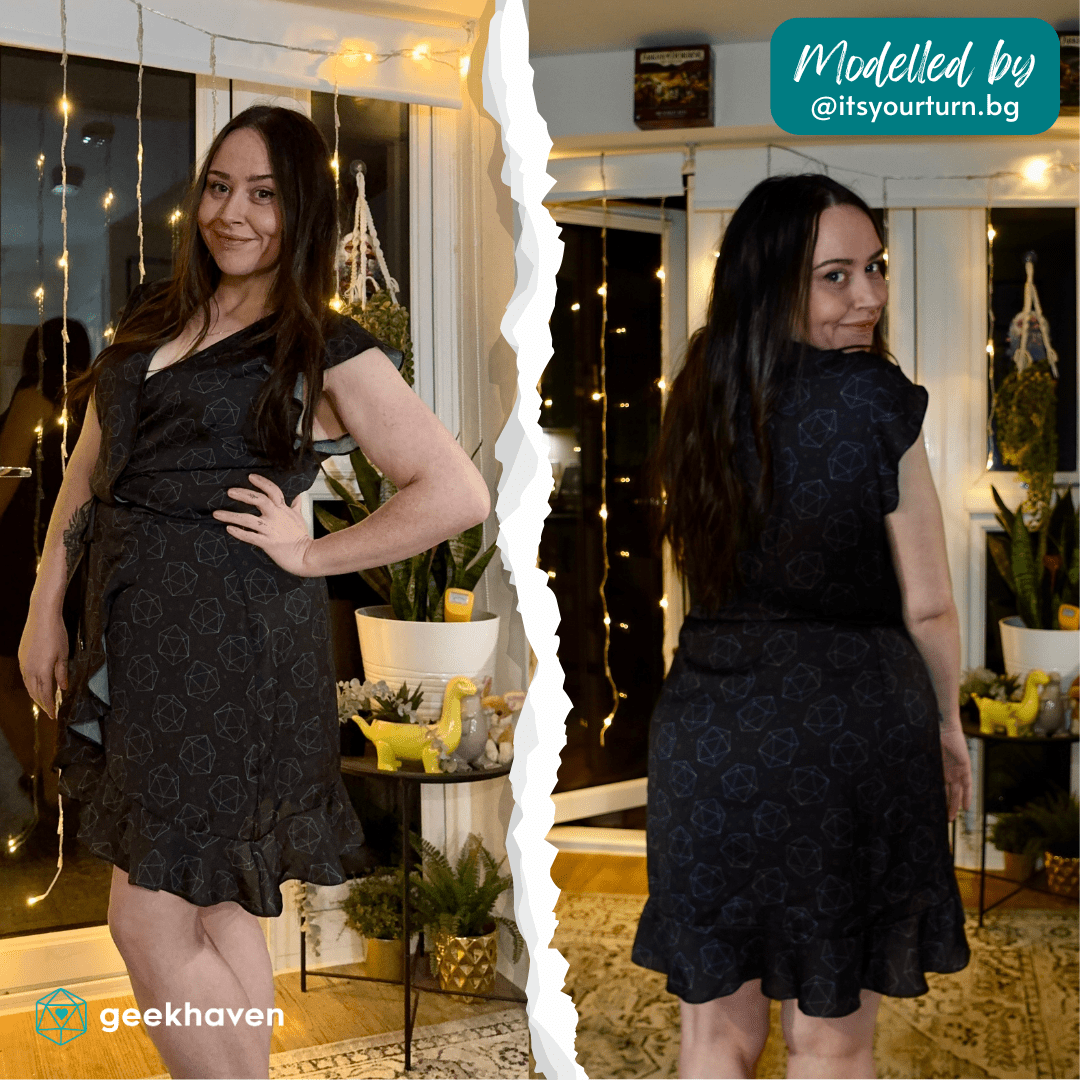 Celestial D20s Flutter Dress Designed by GeekHaven