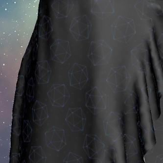 Celestial D20s Flutter Dress Designed by GeekHaven