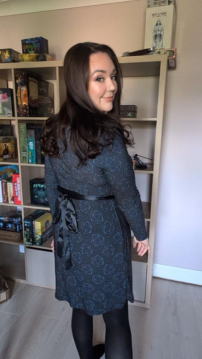 Celestial D20s Wrap Dress Designed by GeekHaven