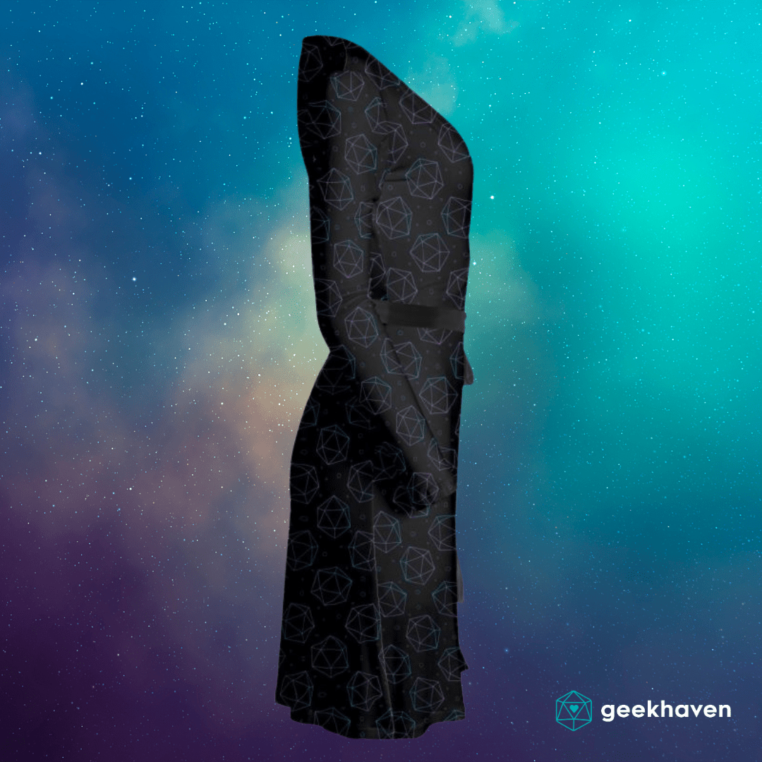 Celestial D20s Wrap Dress Designed by GeekHaven