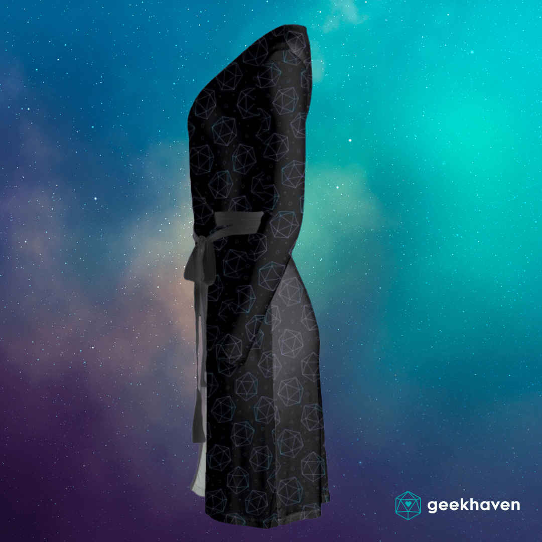 Celestial D20s Wrap Dress Designed by GeekHaven