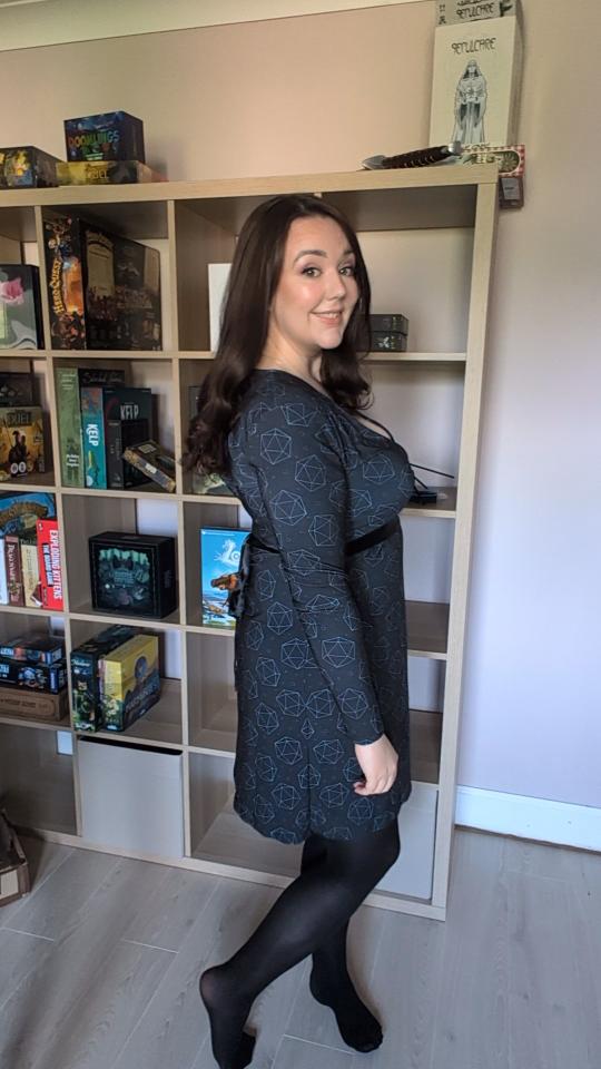 Celestial D20s Wrap Dress Designed by GeekHaven