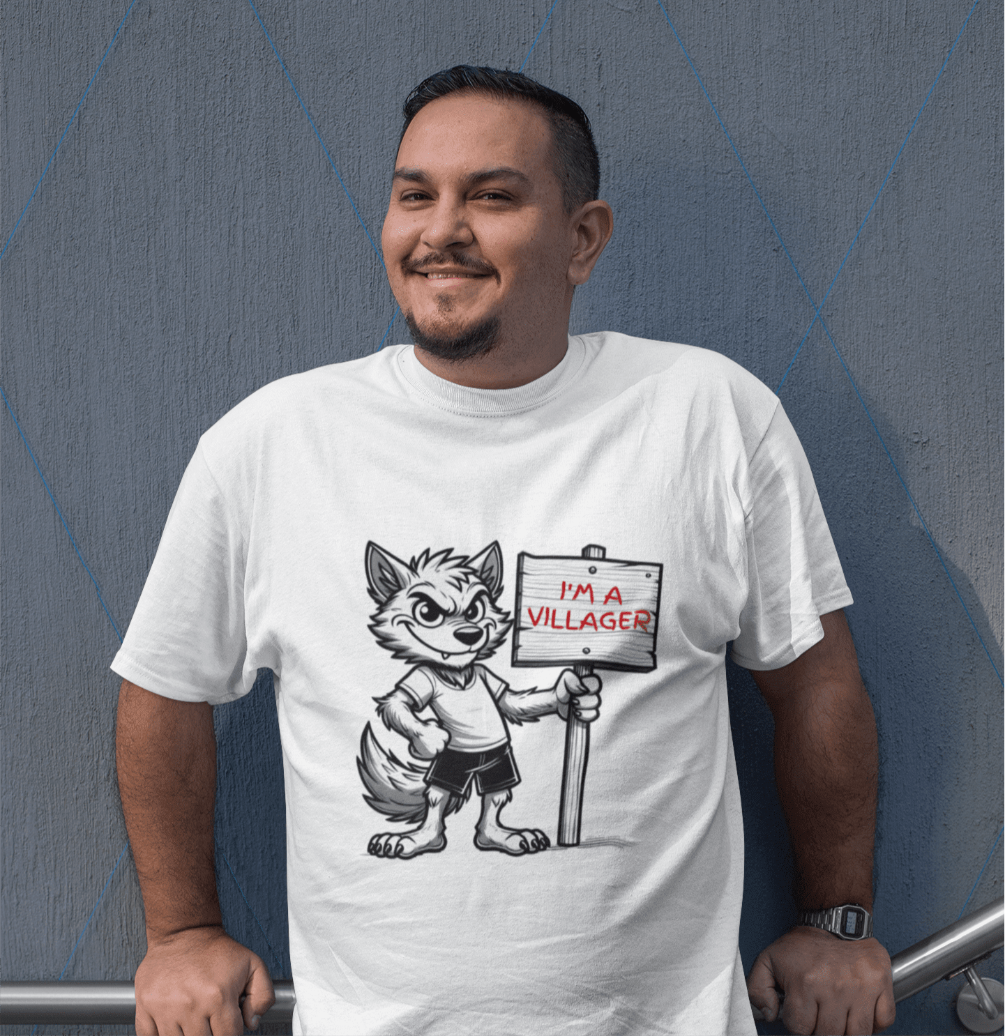 Cute Ultimate Werewolf Game Funny T-Shirt Designed by GeekHaven