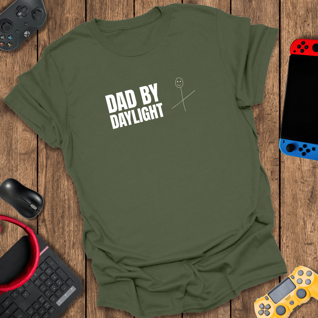 Dad by Daylight Funny Gamer T-shirt - 1 Kid Edition Designed by GeekHaven