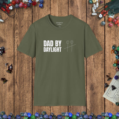 Dad by Daylight Funny Gamer T-shirt - 2 Kids Edition Designed by GeekHaven