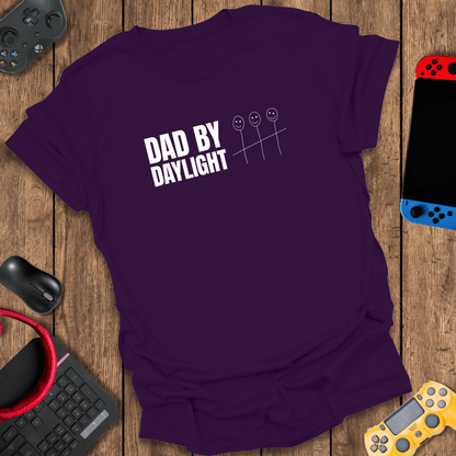 Dad by Daylight Funny Gamer T-shirt - 3 Kids Edition Designed by GeekHaven
