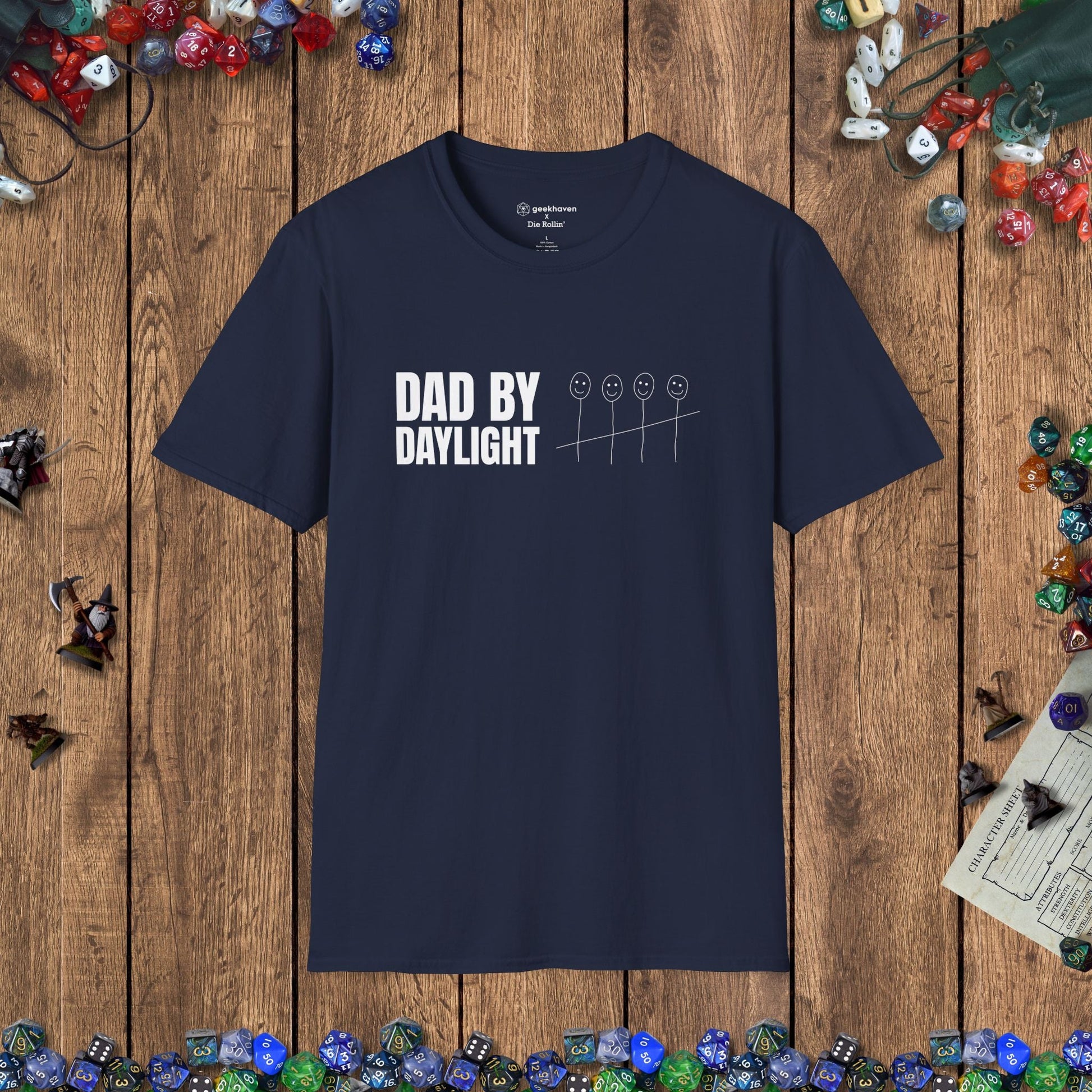 Dad by Daylight Funny Gamer T-shirt - 4 Kids Edition Designed by GeekHaven