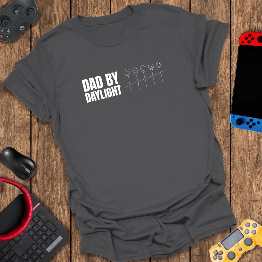 Dad by Daylight Funny Gamer T-shirt - 5 Kids Edition Designed by GeekHaven