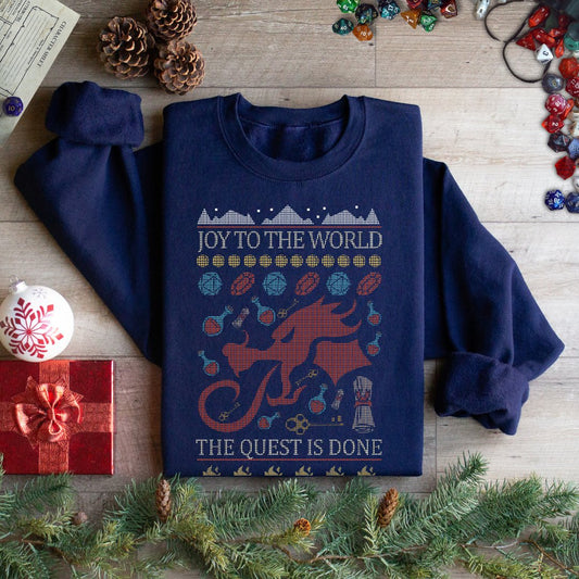 DnD Ugly Christmas Sweater Designed by GeekHaven