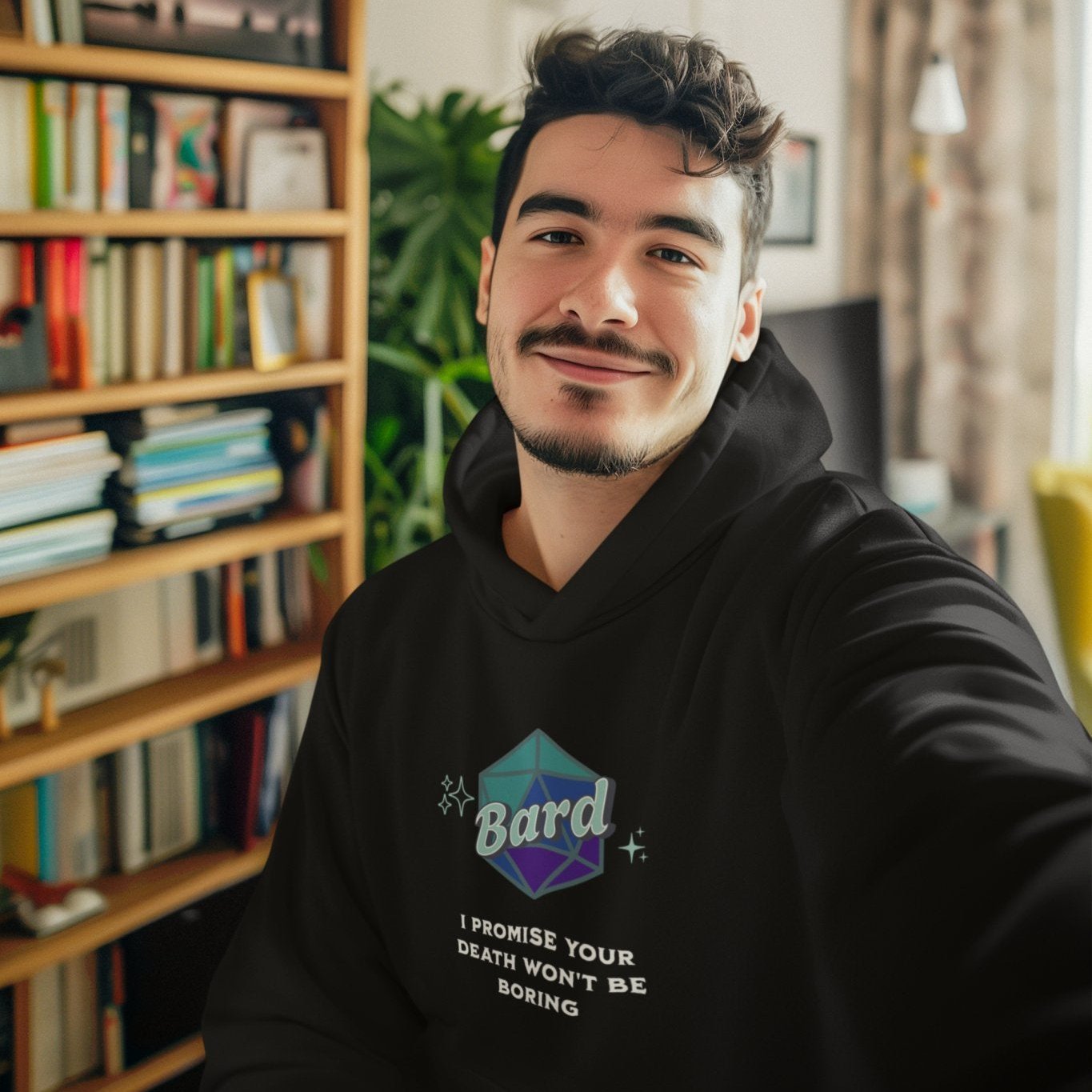 Funny D&D Hoodie - The Bard Designed by GeekHaven