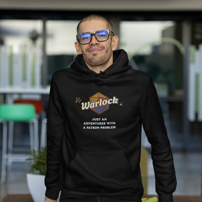 Funny D&D Hoodie - The Warlock Designed by GeekHaven