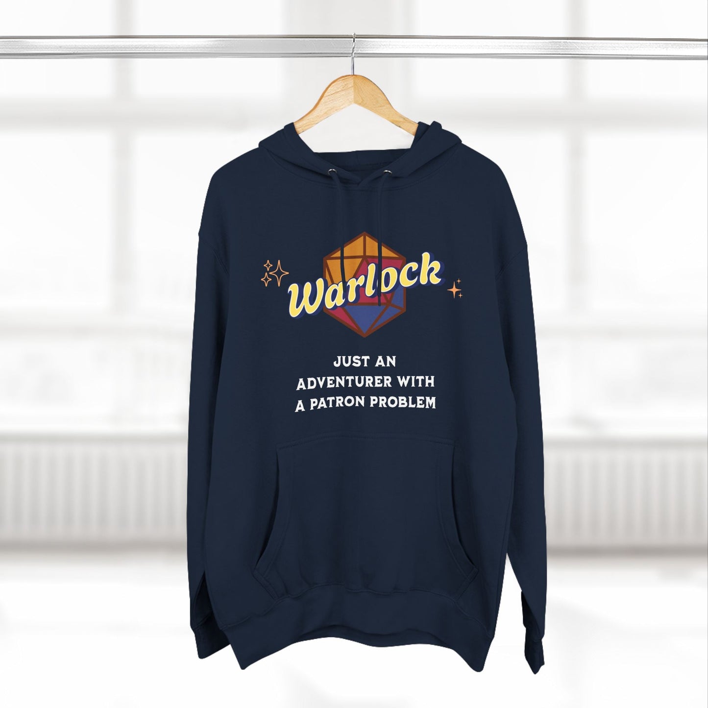 Funny D&D Hoodie - The Warlock Designed by GeekHaven