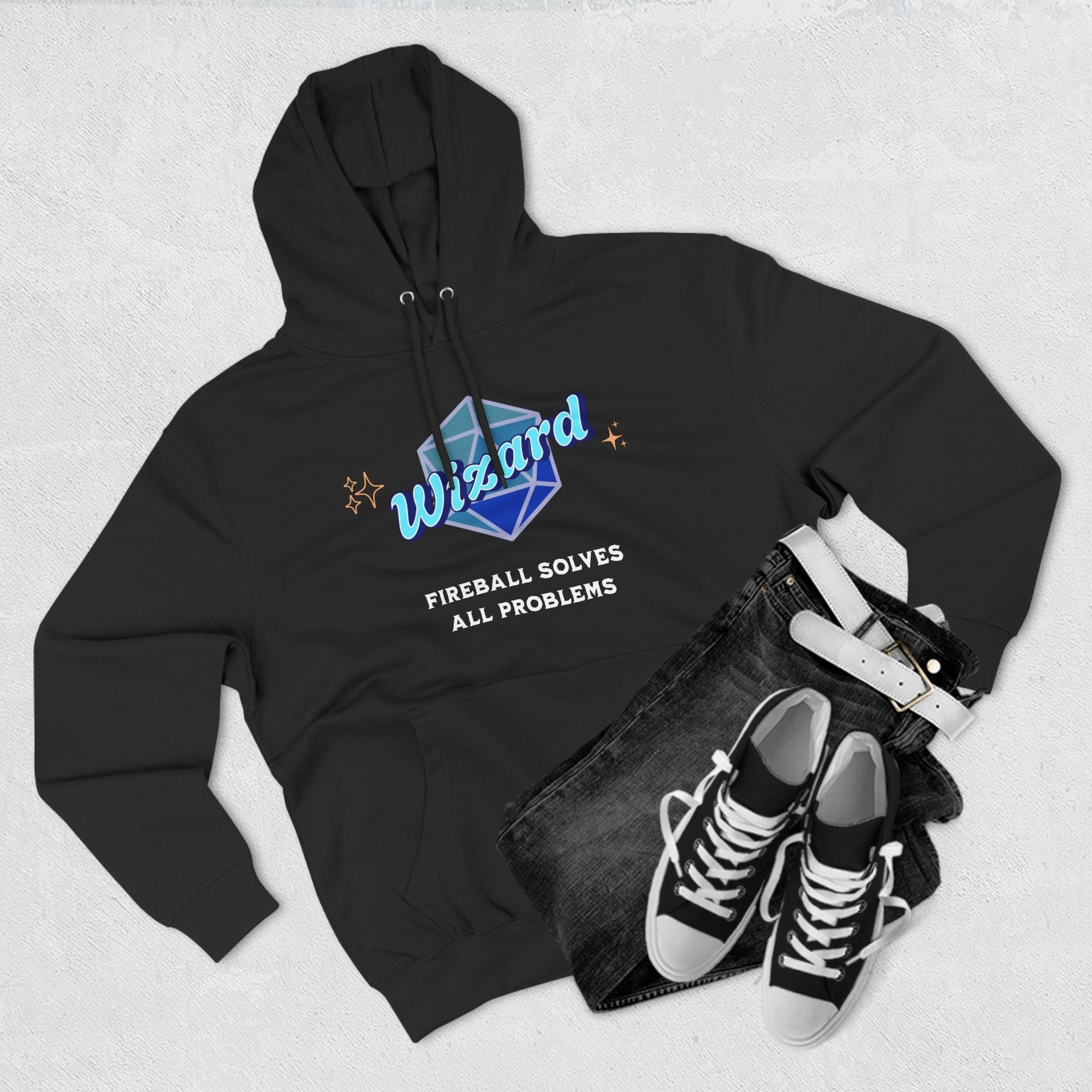 Funny DnD Hoodie - The Wizard Designed by GeekHaven