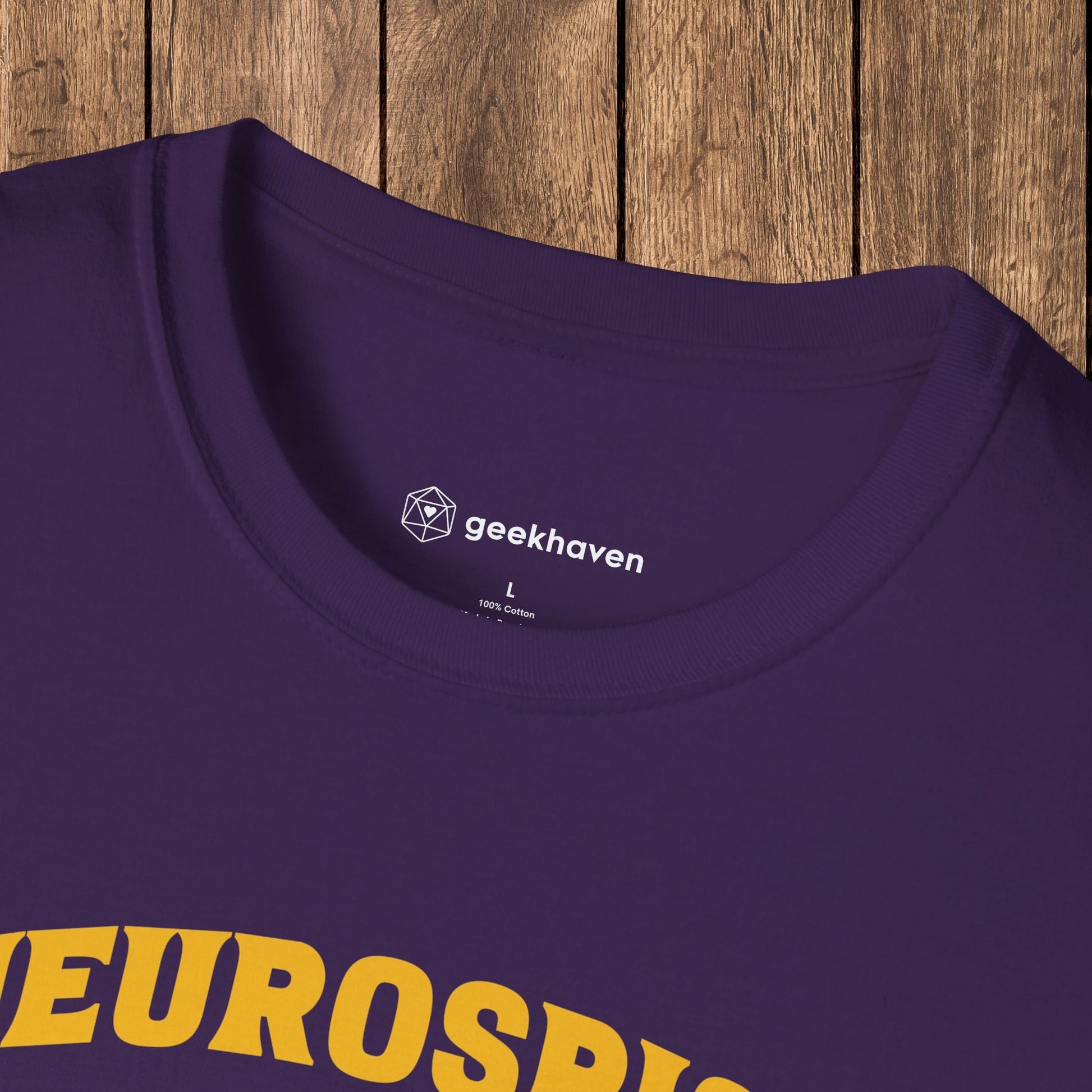 Neurospicy and a Little Bit Dicey Funny Gamer T-shirt Version 1 Designed by GeekHaven
