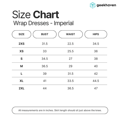 Purple Medieval Weapons Wrap Dress Designed by GeekHaven