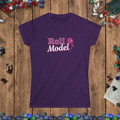 Roll Model Funny DnD Women's Cut T-Shirt - US Designed by GeekHaven